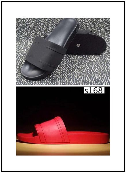 

оригинальная коробка мужчины пляж slide sandals medusa потертости мужские тапочки красный синий черный пляж скольжения на дизайнерские санда, Black