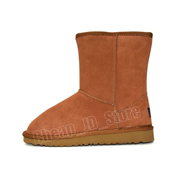 

women boots classic australia short mini ankle knee tall designer boots bailey bow men winter snow booties 36-41 keep warm new arrival, Black
