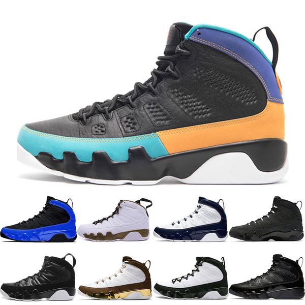 

9 9s dream it do it men basketball shoes og black blue space jam bred the spirit anthracite sporst sneakers designer trainers 7-13