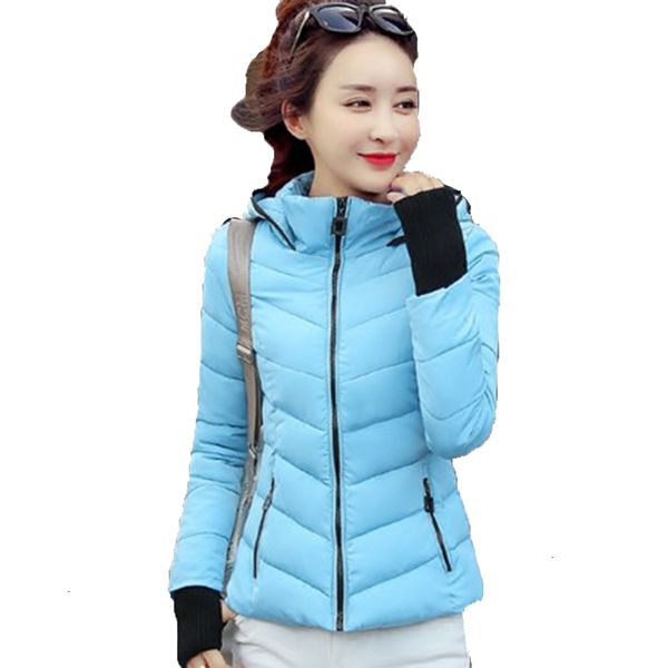 

2019 winter jacket women parka thick keep warm winter outerwear plus size coat short slim female cotton-padded jacket 3xl, Black