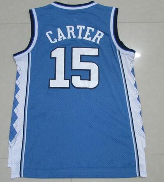 

MEN University of North Carolina 15 CARTER College Basketball Wears,Discount Cheap Basketball wear,online shopping stores Training jersey