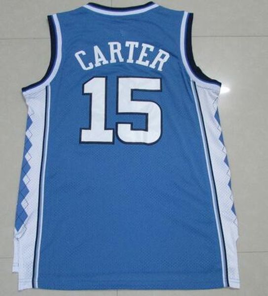 UOMO University of North Carolina 15 CARTER College Abbigliamento da basket, abbigliamento da basket economico scontato, negozi online Maglia da allenamento