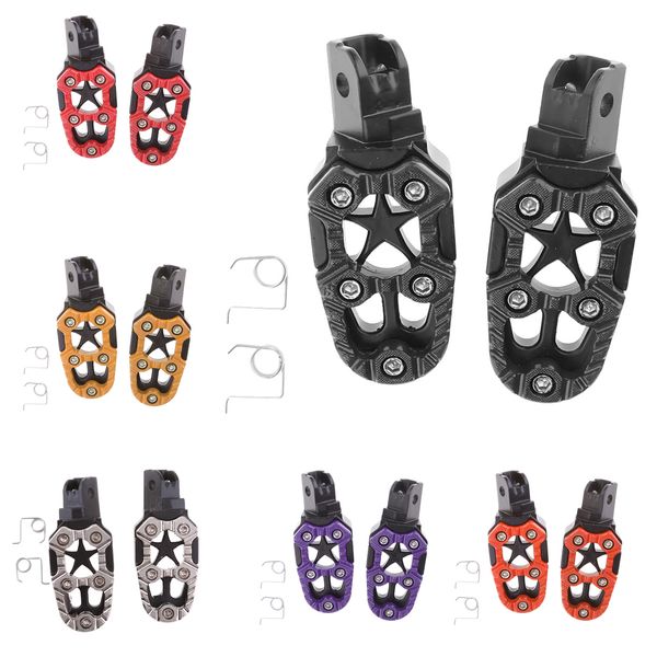 

1 pair universal front/rear footrest footpeg pedals for motorcycle atv