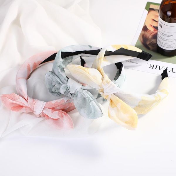 

women's new fashion hair accessories ear headband handmade wild print retro hairband headband jewelry yoga hairband hairb