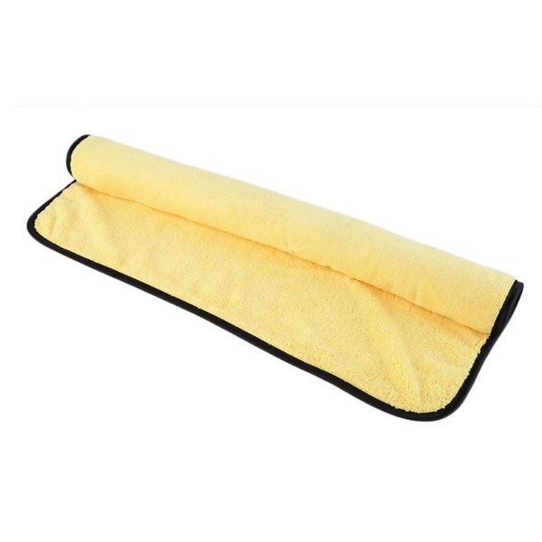 

large size microfiber car cleaning towel cloth multifunctional wash washing drying cloths 92*56cm yellow
