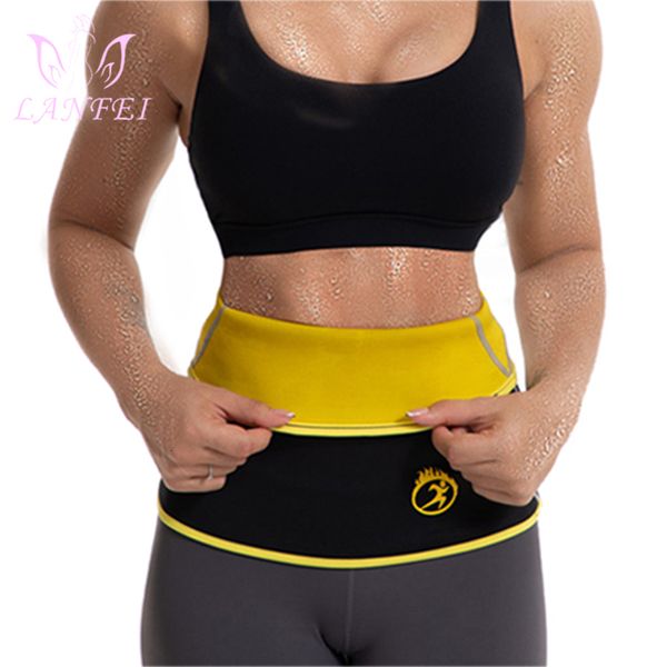 

belts lanfei waist trainer cincher girdle modeling body shaper for women slimming corset tight neoprene sauna sweat band strap