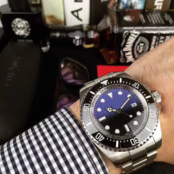 

watches super luminous full stainless mens steel luxury automatic waterproof mechanical watch sapphire mirror wristwatches qlqsx, Slivery;brown