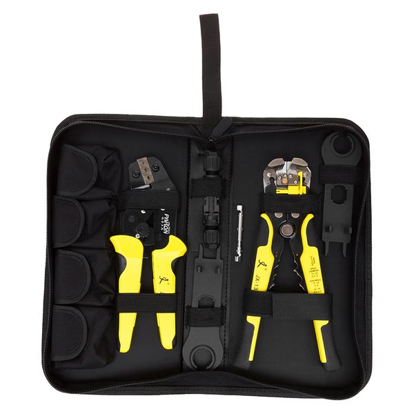 

mc4 solar panel multitool crimping tools 2.5-6mm2 14-10awg wire crimper wire connector cut kit + wire stripper crimping pliers