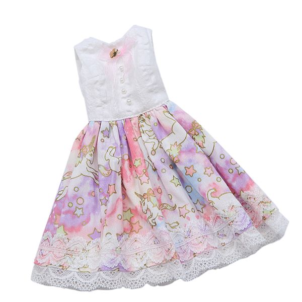 

small fresh style lace dress skirt clothe for 1/4 bjd dod msd dz volks accessories