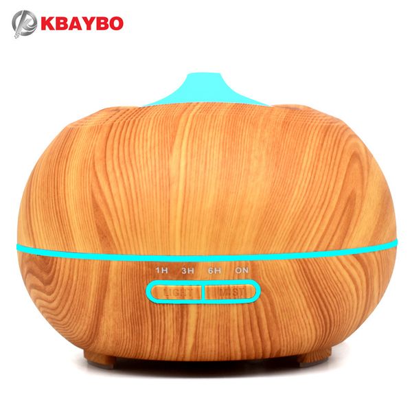 

kbaybo 400ml cold mist sprayer ultrasonic electric air humidifier aromatherapy essential oil purifier with 7 colors led lights
