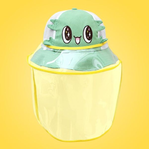 

anti-spitting protective hat dustproof cover kids boys girls fisherman cap hat