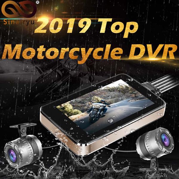 

2020 full body waterproof motorcycle dvr dash cam 1080p fhd front rear view motorcycle camera wifi gps logger recorder box car