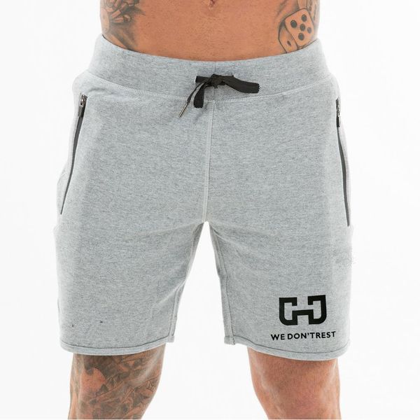

2019 new summer running shorts men sports jogging fitness shorts mens gym men zipper pocket sport gyms short pants, Black;blue