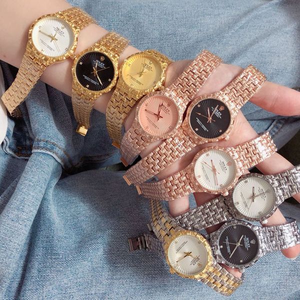 

2019 роскошные кварцевые наручные часы модные платья женские часы W117