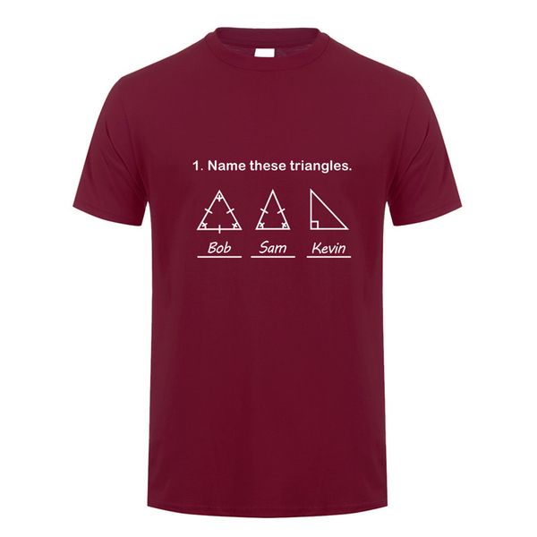 

for funny math t shirt men casual cotton short sleeve cool for printed name the triangles t-shirt mans mathematical tshirt