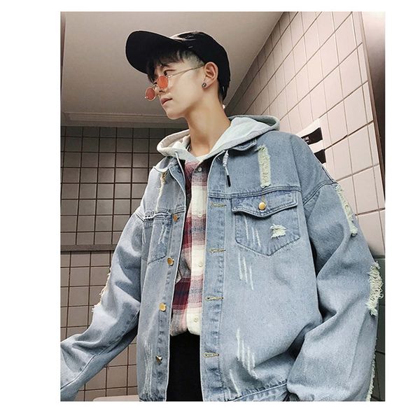 

selling designer denim shirt for man vintage luxury jeans fashionable brand coat new spring autumn jacket outwear clothing wholesale, Black;brown