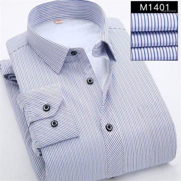 

elderly people autumn wintetr plus velvet thick keep warm shirt males designer clothes mens striped pluse size casual shirts, White;black