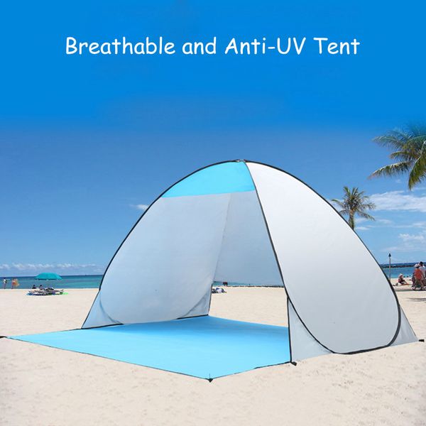 

outdoor automatic camping tent ship from ru beach tent 2 persons instant up open anti uv awning tents outdoor sunshelte