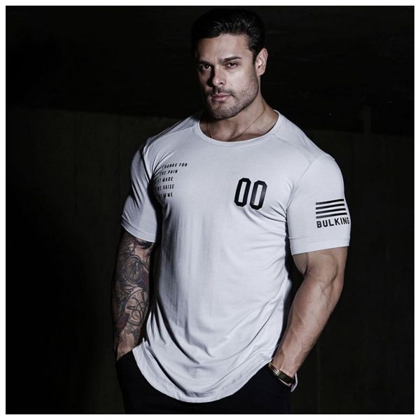 

men designer sport tights tshirt men's quick drying short sleeve tshirt solid color fashion letter fitness sport style t-shirts sale, White;black