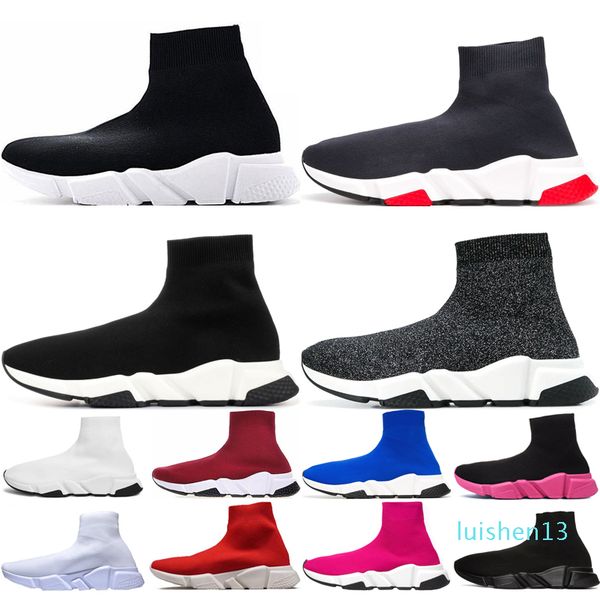 

sock casual shoes for men women sneakers mens triple black white ews blue mens women trainer casual sports shoe size 36-45 l13