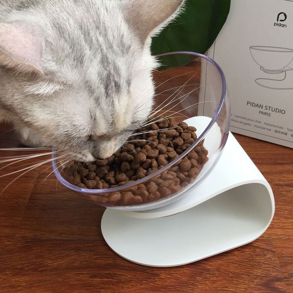 

drop shopping healthy lifestyle cat bowl with stand pet elevated bowl suitable for cats and small dogs anti-slip pet feeder