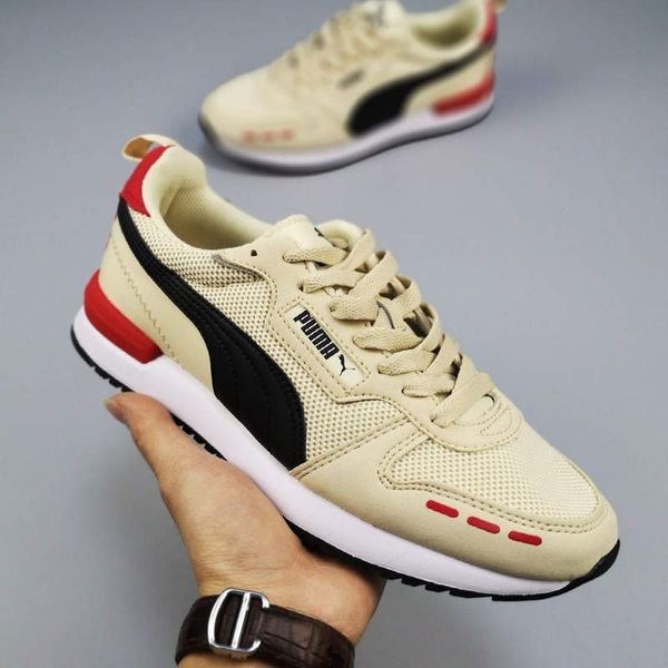 

postage selling high-end new casual shoes in early spring 2020 lace-up beige slope with wild movement elastic sneakers "support co, Black