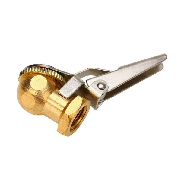 

1/4" npt brass clip-on ball foot car air chuck tire/tyre inflator fitting kit