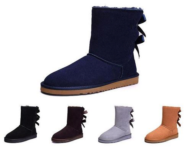 

2017 wgg womens classic tall boots womens boots boot snow winter boots leather boot shoesc12f#, Black