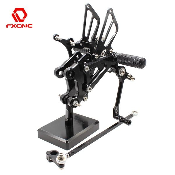 

для yamaha yzf r125 2008-2013 мотоцикл rearset сзади педаль набор для ног peg подножка мотоциклетные foot аксессуары 2009 2010 2011 2012