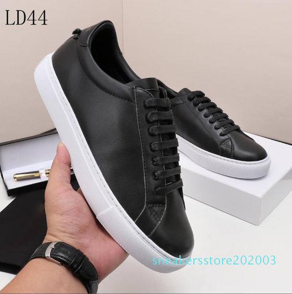 

fashion platform lace-up luxury breathable wear-resistant spring utumn non-slip vintage white bottom pure black mens designer shoes s03