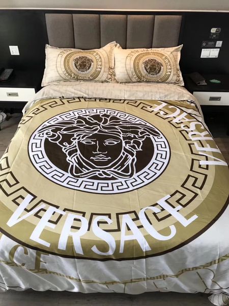 

cotton goddess print bedding set 4 pieces bed sheet europe and america bedding suit business sell quilt cover