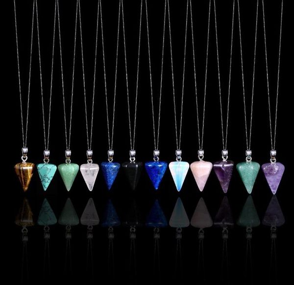 

natural crystal pendant gemstone jewelry amethyst aquamarine necklace diamond gift raw stone teacher gifts personalized jewelry gd284, Silver