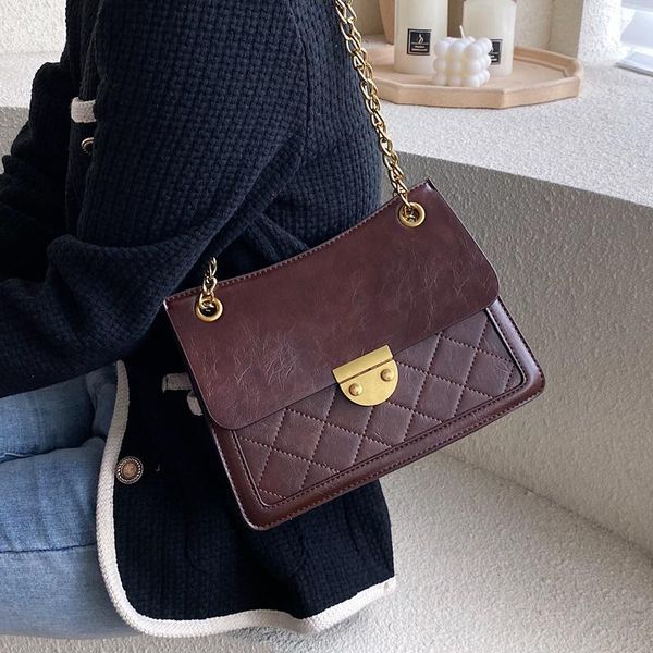 

solid color pu leather shoulder bags for women 2019 small chain crossbody messenger bag female travel handbags