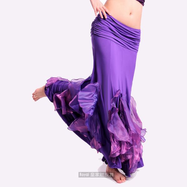 

горячая распродажа танец живота юбка танец живота юбки ловить молоко шелк юбка с оборками для танца или выступление -6022, Black;red