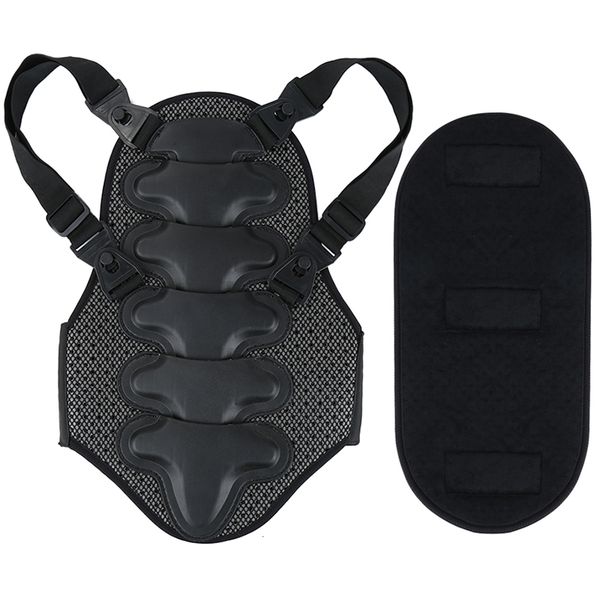 

1pc s/m/l/xl black motorcycle body armor back spine protective gear jacket guard