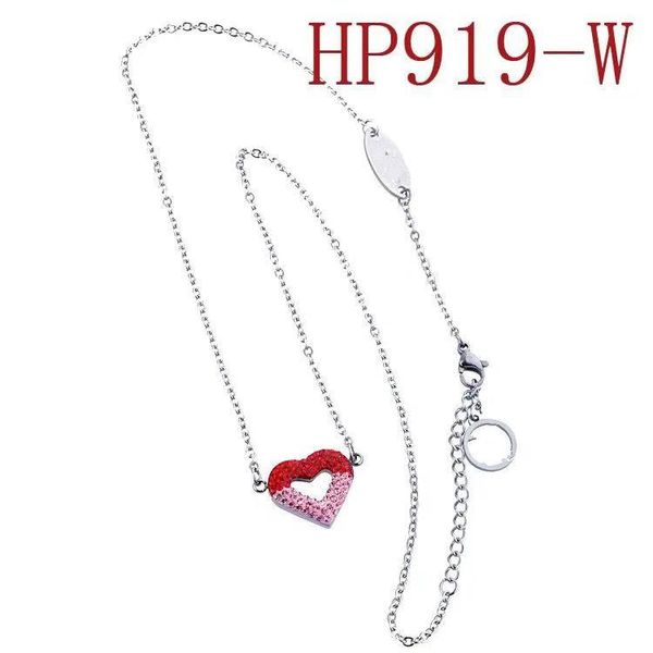 

luxury designer jewelry women necklace stainless steel iced out chains peach-heart pendant necklace kendra scott jewelry, Silver