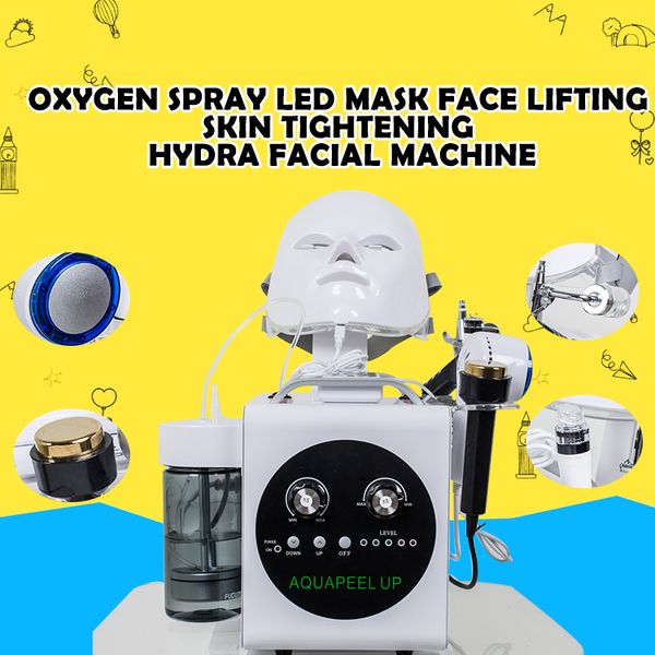 

горячая распродажа hydra dermabrasion rf био-лифтинг спа-машина для лица / aqua чистка лица машина / вода пилинг дермабразия высокое качеств
