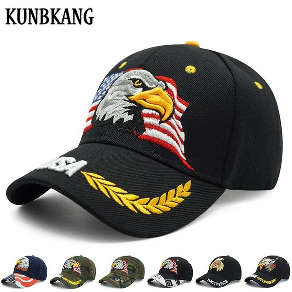 

new men eagle бейсболки американский флаг вышивки snapback папа hat bone мужской лето повседневный письмо us army tactical hip hop cap owlfw, Black;white