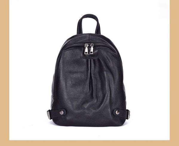 

girls new black color backpack women infantry pack ladies luxury quality rucksack for school/college/university