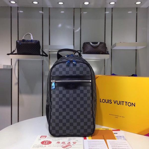 

New elling fa hion men 039 and women 039 travel bag quality leather outdoor men 039 and women 039 travel bag m43186 23x45 x13 c