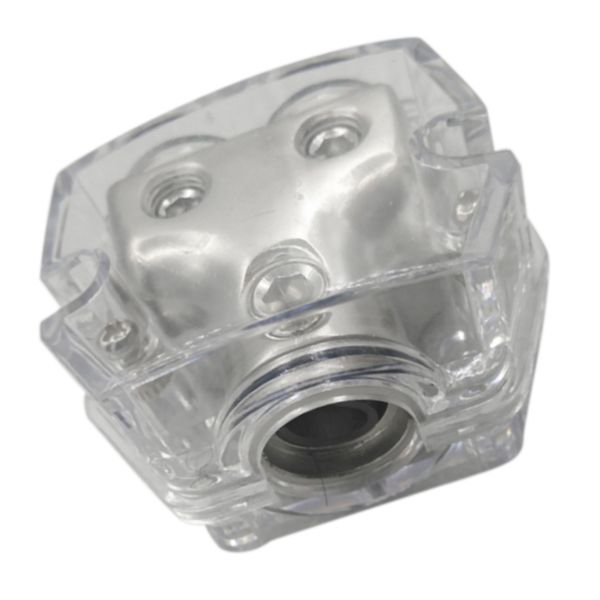 

car audio amp power ground distribution block 1x 0ga to 2x 4ga splitter