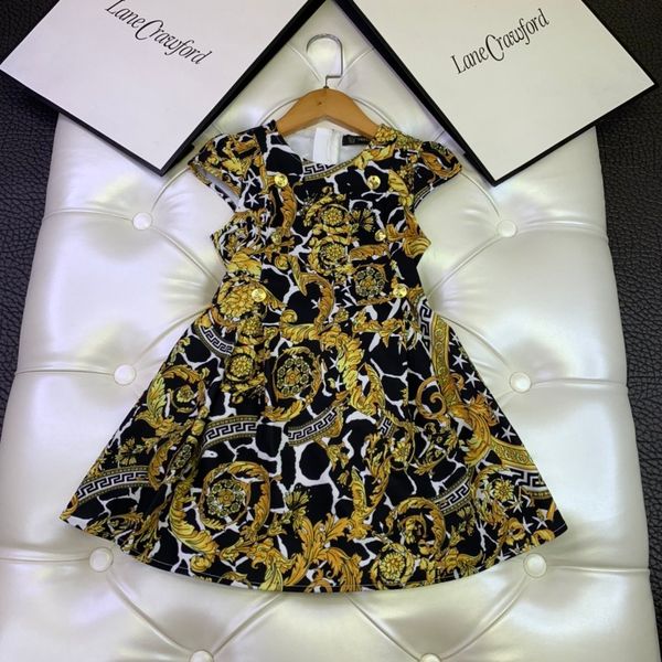 

kids skirt cute fashion girls dress breathable and comfortable made of cotton play party skirte87a, Red;yellow