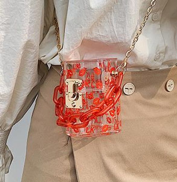 

designer women's bag 2020 summer new arrival fashion chain shoulder messenger bag wild mini jelly bag