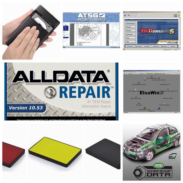 

2018 программное обеспечение alldata 10.53 alldata и митчелл по требованию 2015 + atsg + яркие данные по мастерской + elsawin+tis2000 23in1