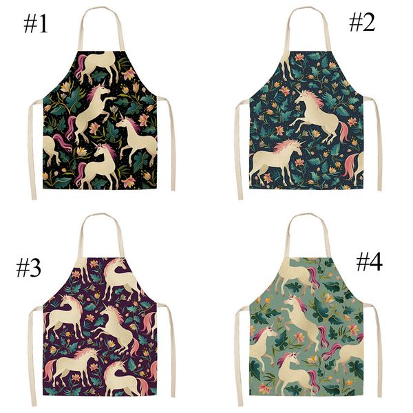

sleeveless unicorn apron for women originality pinafore eco friendly kitchen aprons popular creative with different pattern