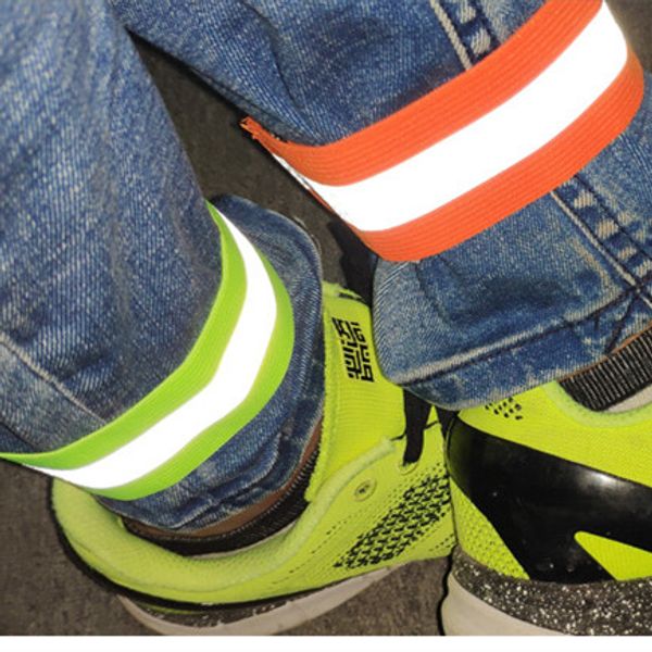 

bunch of belts with light highlighted safety stretch riding running reflective wristbands belt straps with leggings