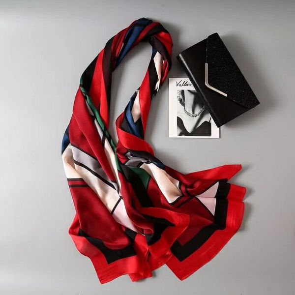 

winter cashmere scarf women's design men's warm plaid scarf fashion women's imitation cashmere scarf 180x70cm5, Blue;gray