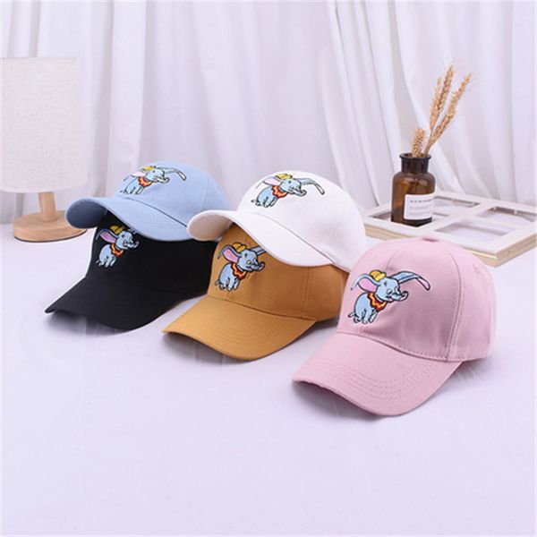

letter baseball hat 24 colors kids child letter printed embroidery solid color snapback outdoor caps dhl fj484, Yellow