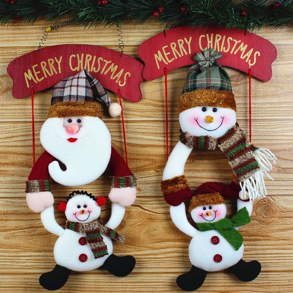 

hanging pendant gifts fabric wreath christmas snowman hang the door party decor hanging pendant party decoration