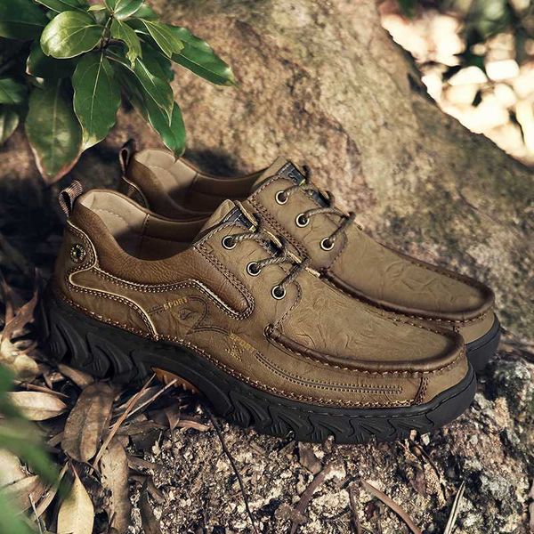 

genuine leather men casual shoes autumn male boots ankle boots male lace up flats men shoes hc-548, Black